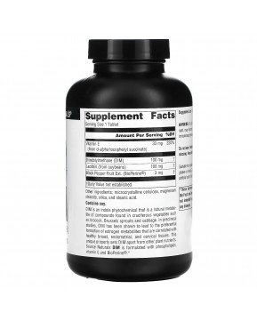 Source Naturals, DIM (дииндолилметан), 100 мг, 180 таблеток